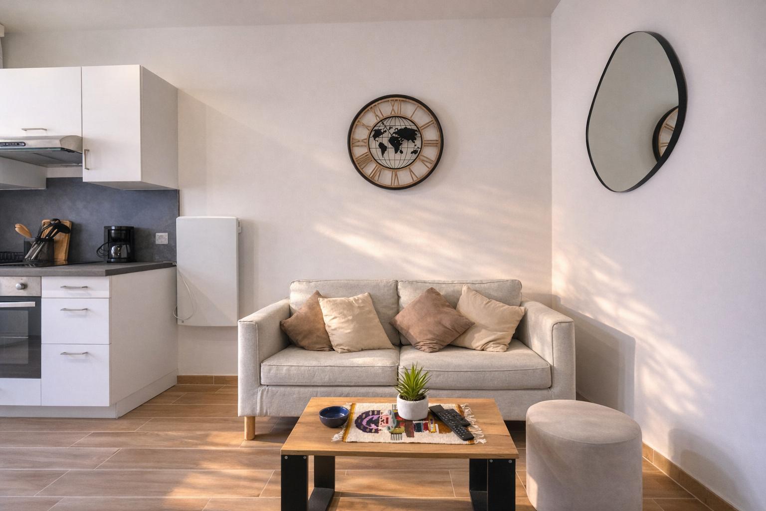 Appartement lumineux avec balcon